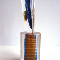 Sculpture verre soufflé et polis à froid
