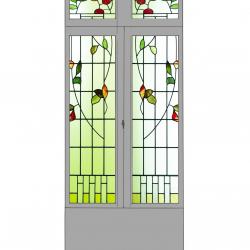 Création d'une maquette sur porte